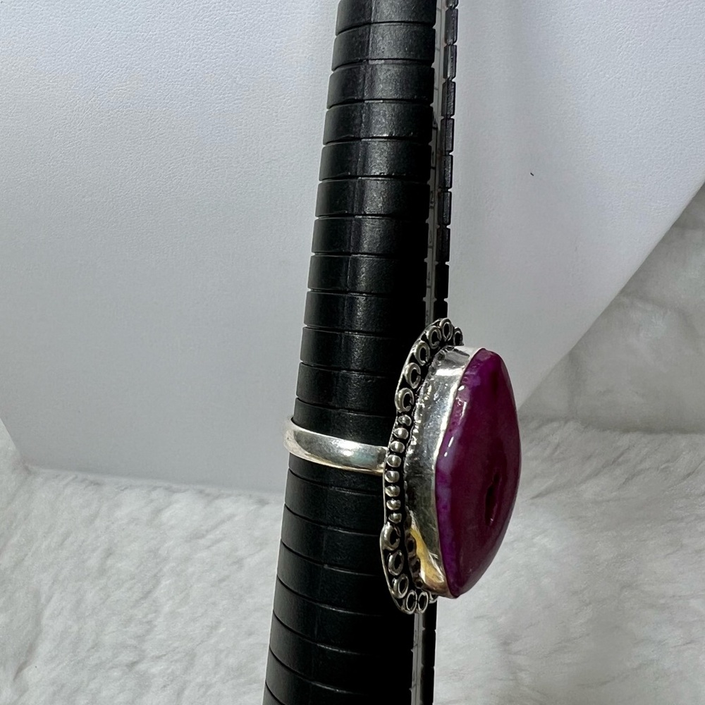 Solar Add On Item Pink Ring size 8.75 - Picture 4 of 7